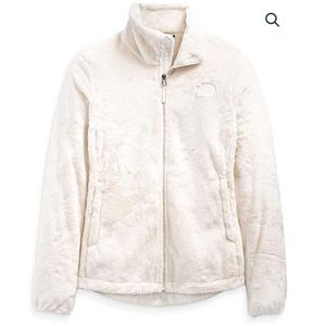 The North Face Osito Fuzzy Fleece Zip Up White/Cream Jacket Women’s Size Small